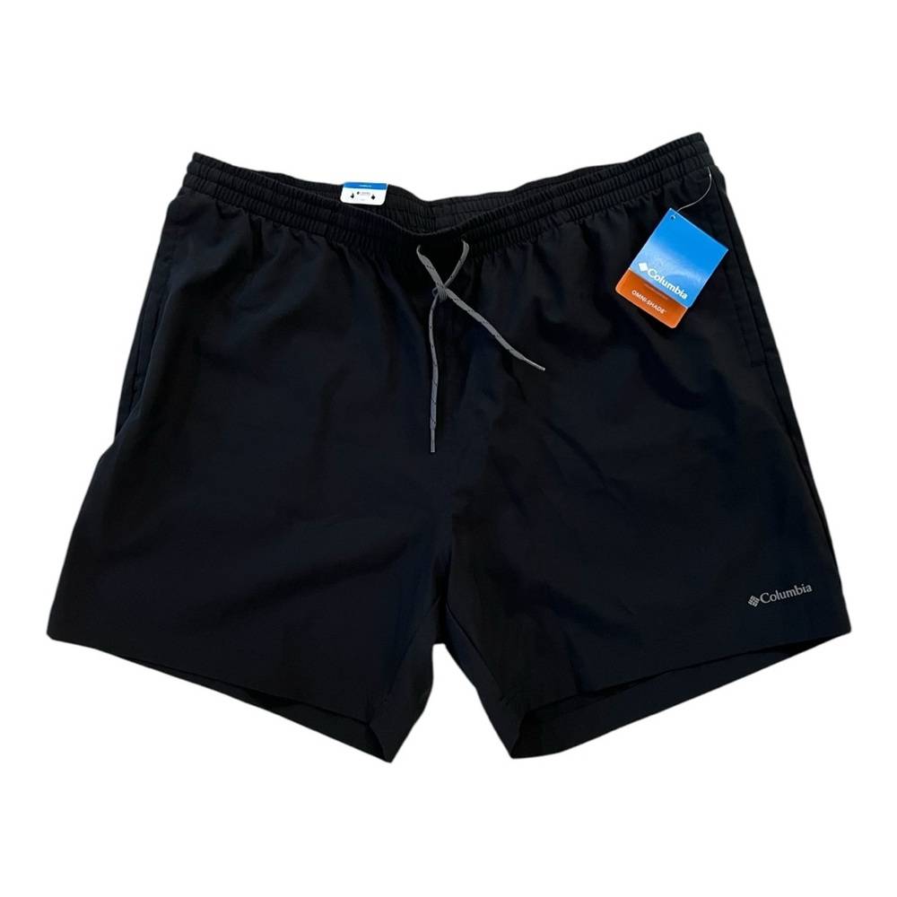 NWT Columbia Men's Omni-Shade Summertide Stretch Shorts Black Size XL
